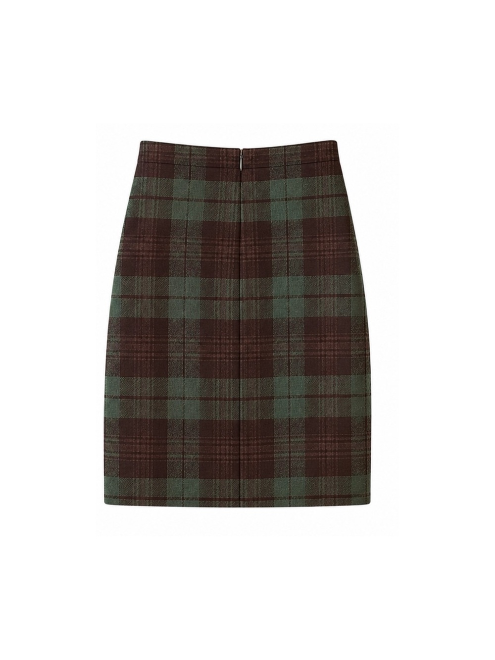 J.Crew Tartan Plaid Pencil Skirt Size 6 Green Navy Preppy Classic Dark Academia - Picture 6 of 9